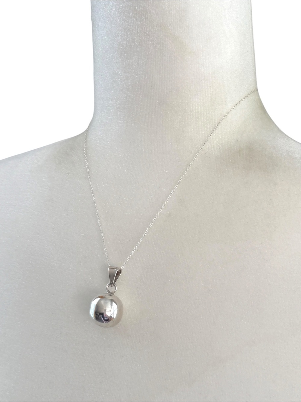 Vintage ATI Mexico 925 Sterling Harmony Ball Angel Caller Necklace